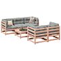 Vidaxl 6 Piece Garden Sofa Set Solid Wood Douglas Fir