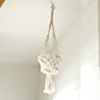 Macrame Pot Holder - Single Small Pot