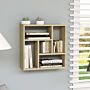 Vidaxl Wall Shelf Sonoma Oak 45.1x16x45.1 Cm Engineered Wood