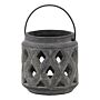 Amalfi Grey Lattice Lantern