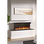 40inch 3 Side Electric Fireplace Borderless Wall Recessed Inset Electric Fireplace 1500w With 12 Flame Colours