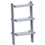 York 3 Tier Ladder Bookcase, Grey