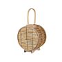 Lantern Natural Rattan 30 Cm With Glass Candle Holder Boho Style Accessory Decoration Indoor