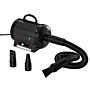 Pawhut 2800w Dog Hair Dryer Pet Grooming Blaster Water Blower Dryer W/ 3 Nozzles, Black