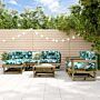 Vidaxl 7 Piece Garden Lounge Set Impregnated Wood Pine