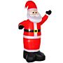 Homcom Inflatable 2.4m Santa Claus W/led Lights