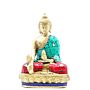 Brass Buddha Figure - Hands Down - 11.5 Cm