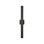 Outdoor Led Wall Light Lamp Black Sconce Metal Iron Aluminium Matte Modern Design Patio Garden Beliani