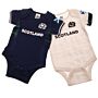 Scotland Ru 2 Pack Bodysuit 0/3 Mths Gt