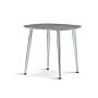 Lynx Lamp Table Stone Effect & Chrome