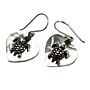 Shell & Silver Earrings - Sea Turtle - Mop