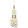 Indian Chimes - Brass Tri-pentagram - 7 Bells