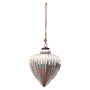 The Noel Collection Antique Silver Large Vallupe Bauble