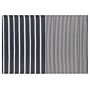 Outdoor Rug Mat Blue Synthetic 120 X 180 Cm Striped Geometric Pattern