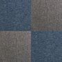 40 X Carpet Tiles 10m2 / Storm Blue & Anthracite