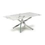 Astoria White/chrome Coffee Table