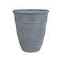 Plant Pot Planter Solid Grey Stone Mixture Polyresin Square Ø 43 Cm All-weather