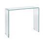 Console Table Transparent 90 X 30 Cm Rectangular