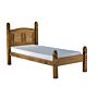 Corona Low End Single Bed Pine