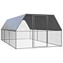 Vidaxl Chicken Cage 3x6x2 M Galvanised Steel