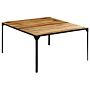 Vidaxl Dining Table 140x140x76 Cm Solid Mango Wood