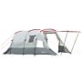 Outsunny 6-8 Person Tunnel Tent, Camping Tent With Bedroom, Sewn-in Floor, 3 Doors And Carry Bag, 2000mm Water Column For Fishing, Grey