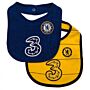 Chelsea Fc 2 Pack Bibs By