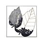 Wall Decor Leaf Multicolour Metal Wall Art