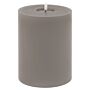 Luxe Collection Melt Effect 6x8 Grey Led Wax Candle