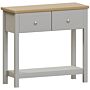 Arlington 2 Drawer Console Table, Grey