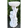 Stone Effect 3 Cherub Jardiniere Or Bird Bath