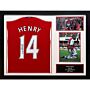 Arsenal Fc Henry Signed Shirt (framed)