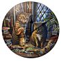 Decorative Purrlock Holmes Lisa Parker Cat Wall Clock