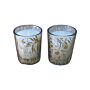 Scented Leaf Votive Candles, Pack Of 2