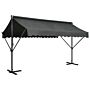 Vidaxl Free Standing Awning 400x300 Cm Anthracite