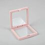 Small 3d Floating Frame Display 7x7cm - Pink