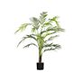 Artificial Potted Plant Green And Black Synthetic Material 124 Cm Fake Areca Palm