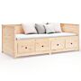 Vidaxl Day Bed 100x200 Cm Solid Wood Pine