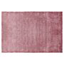 Area Rug Pink Viscose 140 X 200 Cm Tufted Low Pile