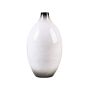 Decorative Vase Black And White 36 Cm Terracotta Elegant