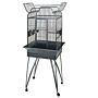 Strong Parrot Cage Villa Andrea Silverstone Grey 68x55x160 Cm 93022