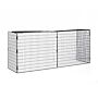 Homcom Extendable Safety Fireguard Extendable Fireguard Screen-black