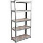 Home Vida 5 Tier Garage Shelf, Galvanised