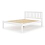 Manila Lfe Pine Bed Double White