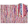 Rag Rug Multicolour 160 X 230 Cm Rectangular Hand Woven