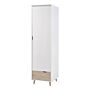 Stockholm 1 Door Wardrobe White And Oak