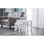 Cleo Nest Of Tables - Pure White Finish