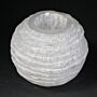 Selenite Snowball Candle Holder - 8 Cm