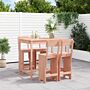 Vidaxl 5 Piece Garden Bar Set Solid Wood Douglas