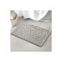 80cm L X 50cm W Non-slip Absorbent Textured Floor Mat For Bathroom Doorways